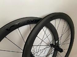 700C Road Bike Full carbon fibre Bicycle Wheelset Tubeless rims V brake 50wheel