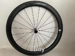 700C Road Bike Full carbon fibre Bicycle Wheelset Tubeless rims V brake 50wheel