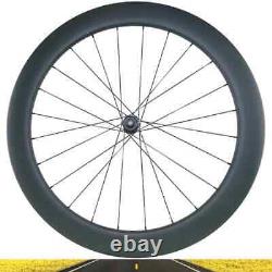 700C Road Bike Rear Carbon Wheel 60mm25mm 24 Holes 36T 10 11S XDR 12S Hub