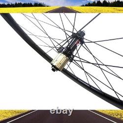 700C Road Bike Rear Wheelset Carbon Tubeless Clincher Bicycle Wheel HG XD XDR