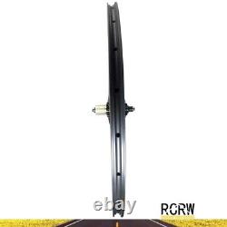 700C Road Bike Rear Wheelset Carbon Tubeless Clincher Bicycle Wheel HG XD XDR