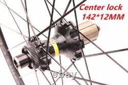 700C Road Bike Wheelsets Thru Axle/QR Six Hole / Center Lock City Bicycle Wheels