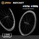 700c Road Carbon Wheels Sinusoidal Bicycle Rimsets Tubless Clincher 36t Ratchet