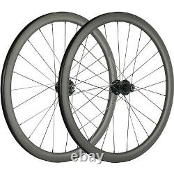 700C Road Disc Brake Wheelset 38/50/60/88mm Carbon Bicycle Wheels QR/THRU AXLE