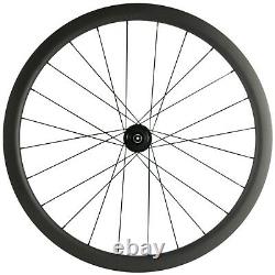 700C Road Disc Brake Wheelset 38/50/60/88mm Carbon Bicycle Wheels QR/THRU AXLE