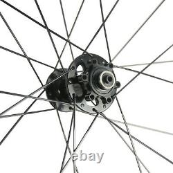 700C Road Disc Brake Wheelset 38/50/60/88mm Carbon Bicycle Wheels QR/THRU AXLE