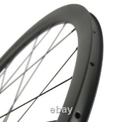 700C Road Disc Brake Wheelset 38/50/60/88mm Carbon Bicycle Wheels QR/THRU AXLE