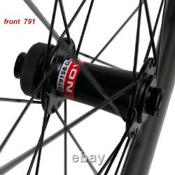 700C Road Disc Brake Wheelset 38/50/60/88mm Carbon Bicycle Wheels QR/THRU AXLE