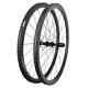 700c Road Disc Carbon Wheels Gravel 38mm Deep Clincher Tubeless 25mm Wide 24h