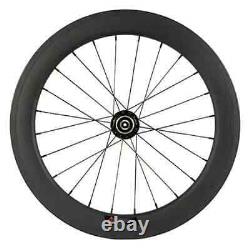 700C Road Racing Carbon Bike Wheelset Aero Spoke Clincher Rim Brake Wheels