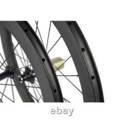 700C Road Racing Carbon Bike Wheelset Aero Spoke Clincher Rim Brake Wheels