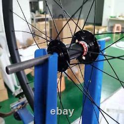 700C Road Racing Carbon Bike Wheelset Aero Spoke Clincher Rim Brake Wheels