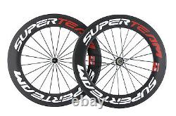 700C Superteam Carbon Wheelset 88mm Road Bike Wheels Factory Bicycle Wheelset