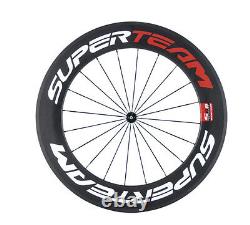 700C Superteam Carbon Wheelset 88mm Road Bike Wheels Factory Bicycle Wheelset