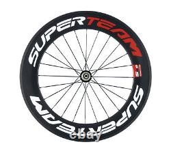 700C Superteam Carbon Wheelset 88mm Road Bike Wheels Factory Bicycle Wheelset