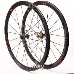 700C Ultra-Light Road Bike Wheelset Rim Depth 40mm Carbon Hub Bicycle Wheels