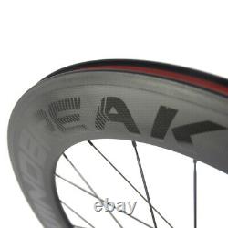 700C Windbreak 88mm Bike Wheelset Road Carbon Clincher Bicycle Wheels R13 Hub