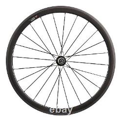 700C carbon road bicycle wheels 38mm deep 23mm width EU stock bike wheelset