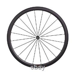 700C road bike carbon wheels 38mm deep 25mm width clincher wheels novatec Hub