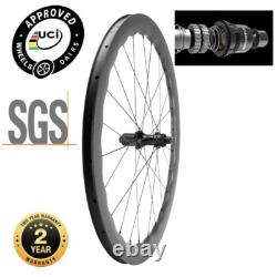 700c 6560 Road Bike Carbon Wheelset 100x12/142x12mm DT Ratchet Structure Hub