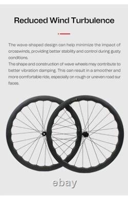 700c 6560 Road Bike Carbon Wheelset 100x12/142x12mm DT Ratchet Structure Hub