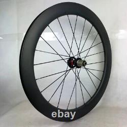 700c Carbon Clincher Bicycle Wheels Road Cyclocross Bike Wheelset Disc Brake