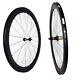 700c Carbon Fiber Tubular Wheels Road Bike Wheelset 50x23/25mm Ceramic Dt Hubs