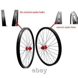 700c Carbon Road Bicycle Wheelset 50x25mm V Brake Clincher Tubular Wheels Glossy
