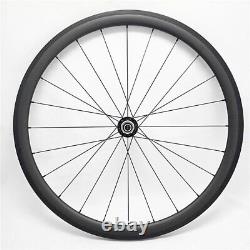 700c Carbon Road Bike Wheels 38x25mm Clincher/Tubular/Tubeless Bicycle Wheelset