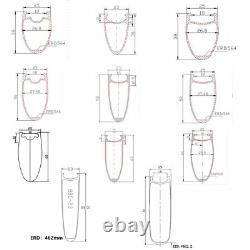 700c Carbon Road Bike Wheels 38x25mm Clincher/Tubular/Tubeless Bicycle Wheelset