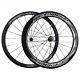 700c Carbon Road Racing Bike Wheelset 23x38/60mm Clincher V Brake Ceramic Hub