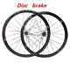 700c Carbon Wheels 30/40/50mm Depth Road Bike Wheelset Center Lock/ 6-blots Hub