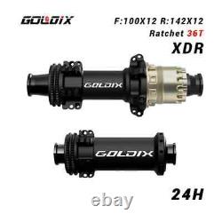 700c Carbon Wheels 30mm Deep 28mm Wide Tubeless Clincher Center Lock HG XDR 24H