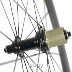 700c Carbon Wheels Depth 50mm Width 23mm Road Bike Wheelset Clincher Matte