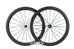 700c Carbon Wheels Depth 50mm Width 23mm Road Bike Wheelset Clincher Matte