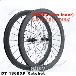700c Carbon Wheels Disc Brake Center Lock Hub Road Bike Wheelset Matte/Glossy