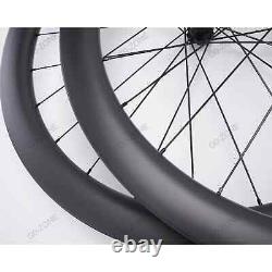 700c Carbon Wheels Disc Brake Center Lock Hub Road Bike Wheelset Matte/Glossy