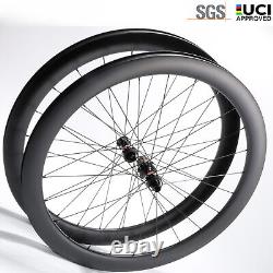 700c Carbon Wheels Disc Brake Gravel Cyclocross Hook/Hookless Bike Wheelset