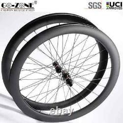 700c Carbon Wheels Disc Brake Gravel Cyclocross Hook/Hookless Bike Wheelset