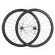 700c Cyclocross Road Bike Carbon Wheelset 25x35/45mm Clincher Center Lock Hg Xdr