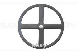 700c Full Carbon Wheels 4 Spoke Clincher / Tubular Road or Track bike Wheelset