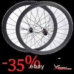 700c Gravel Bike Carbon Wheels 25mm 28mm Width 40mm 50mm 60mm Depth Disc Brake