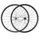 700c Gravel Road Bike Carbon Wheelset 30mm Wide Clincher Tubeless 35mm Deep