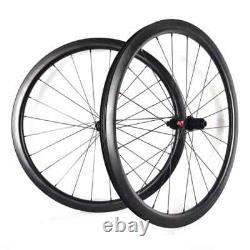700c Road Bike Carbon Wheels Asymmetry Tubeless Center Lock Wheelset 29mm Wide