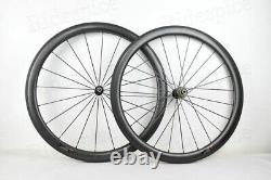 700c Road Bike Dimple Surface Carbon Wheels Clincher Bicycle Golf Surface Wheels