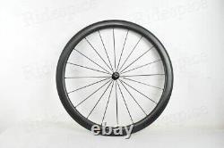 700c Road Bike Dimple Surface Carbon Wheels Clincher Bicycle Golf Surface Wheels