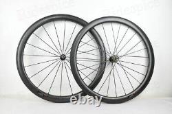 700c Road Bike Dimple Surface Carbon Wheels Clincher Bicycle Golf Surface Wheels