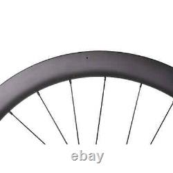 700c Road Bike Wheelset 36T ratchet Carbon Wheels Disc Brake With Center Lock