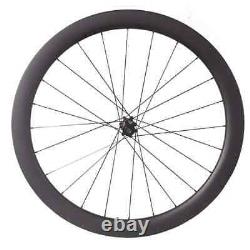 700c Road Bike Wheelset 36T ratchet Carbon Wheels Disc Brake With Center Lock