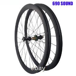 700c Road Gravel Bike Carbon Wheels 40mm Deep 30mm Wide 24h Clincher Tubeless